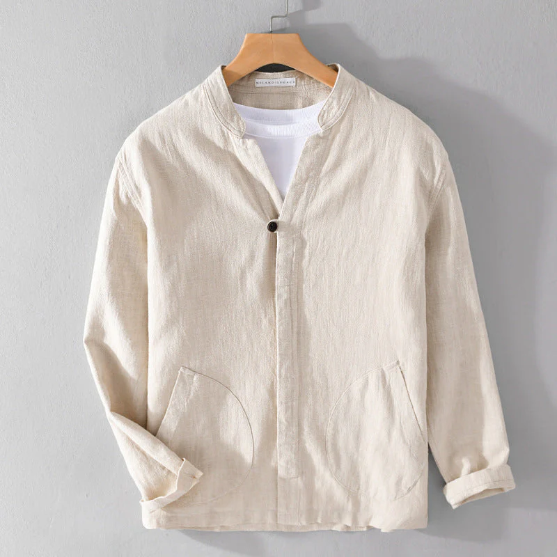 Lorenzo Vitali Breeze Linen Shirt - Image 4
