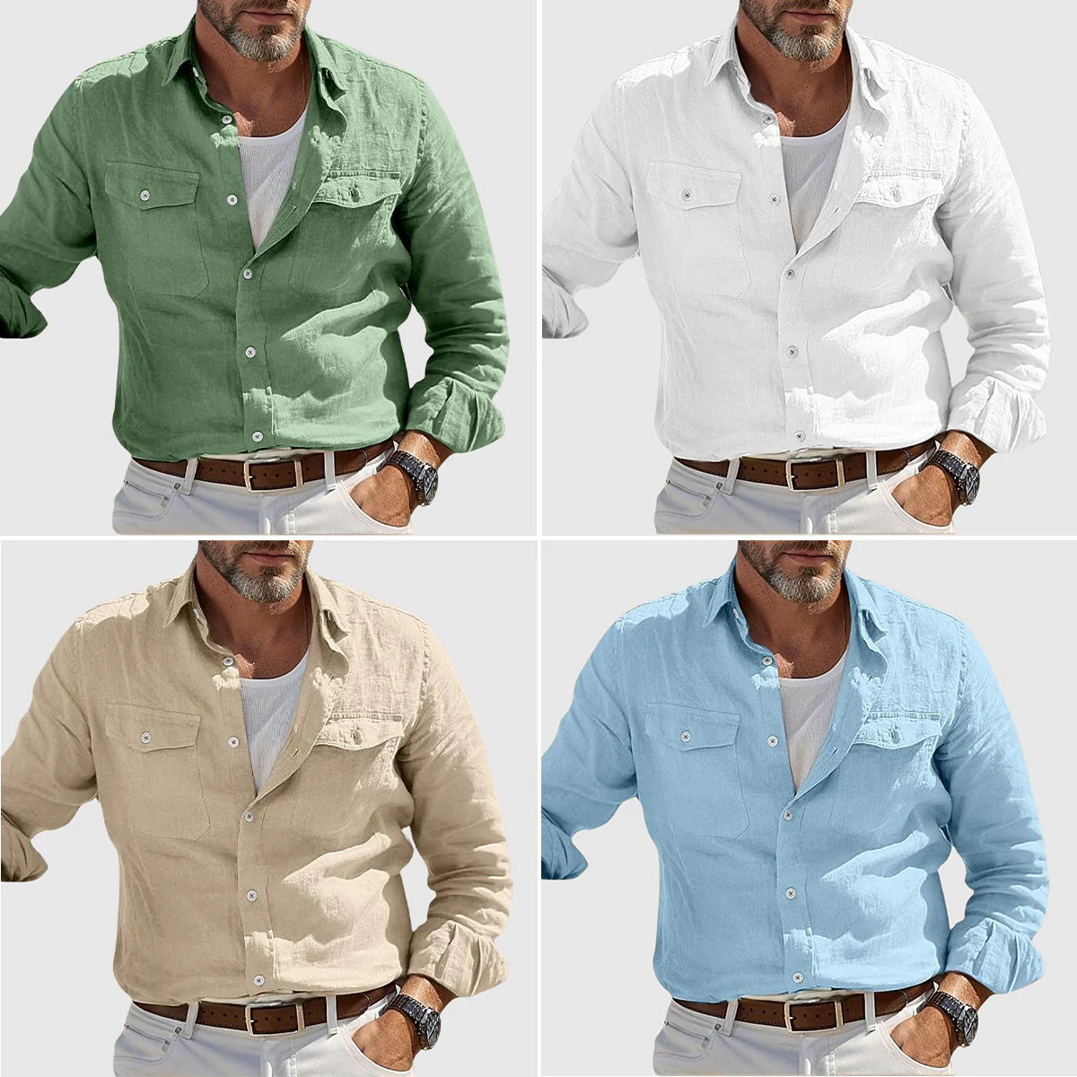 Lorenzo Vitali Coastal Linen Shirt - Image 5
