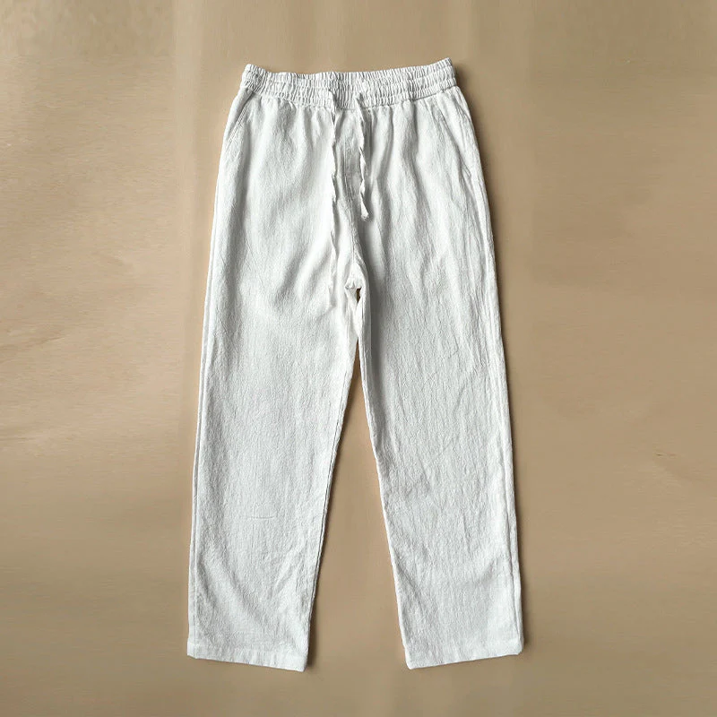 Lorenzo Vitali Comfy Linen Pants - Image 3