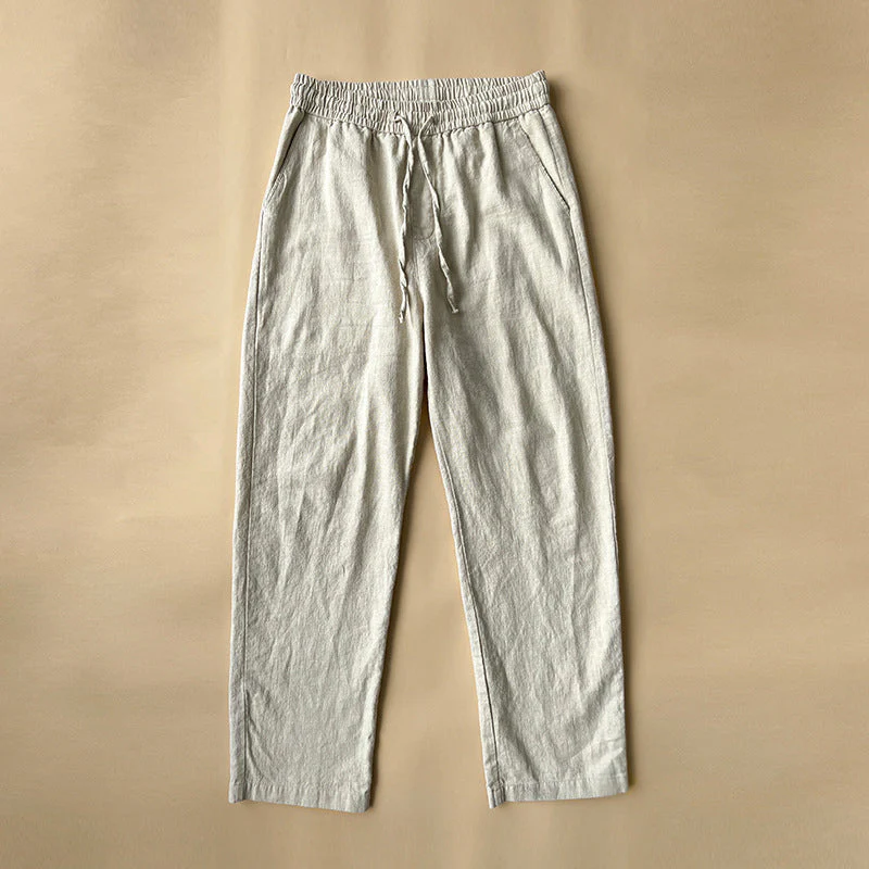 Lorenzo Vitali Comfy Linen Pants - Image 4