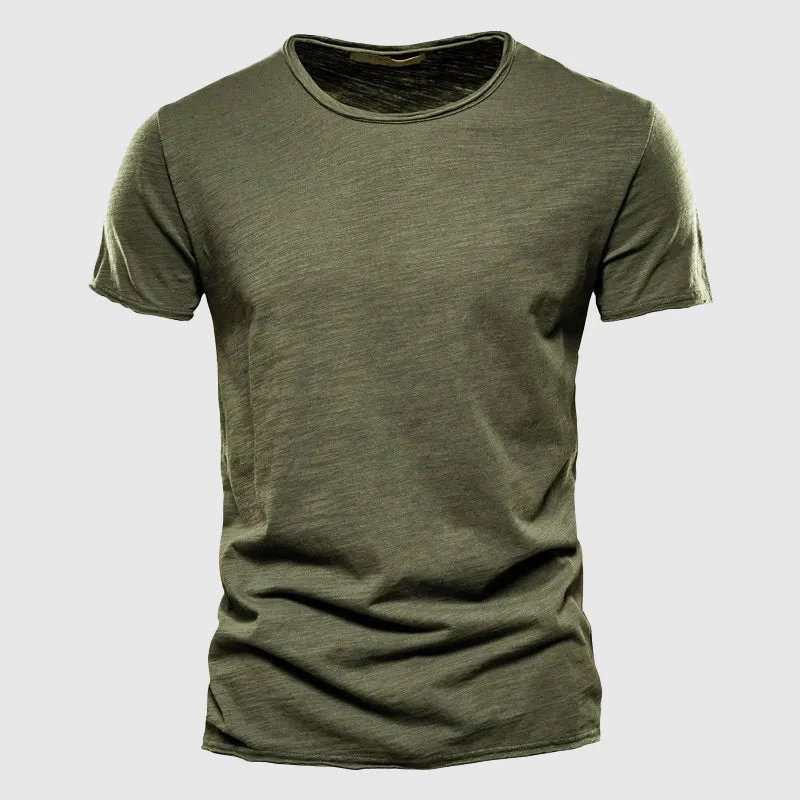 Lorenzo Vitali Cotton Crew Neck T-Shirt