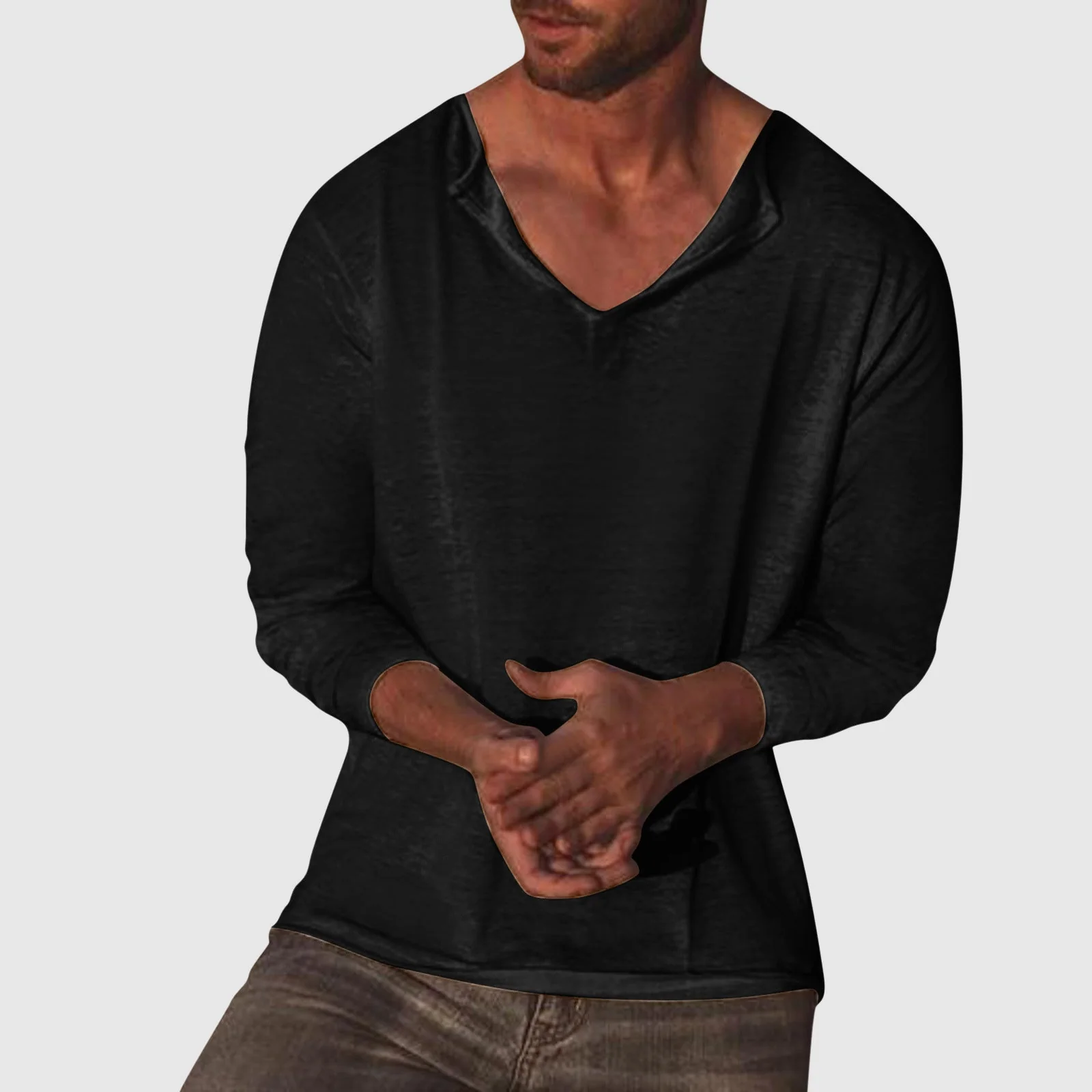 Lorenzo Vitali Essential V-Neck Shirt - Image 2