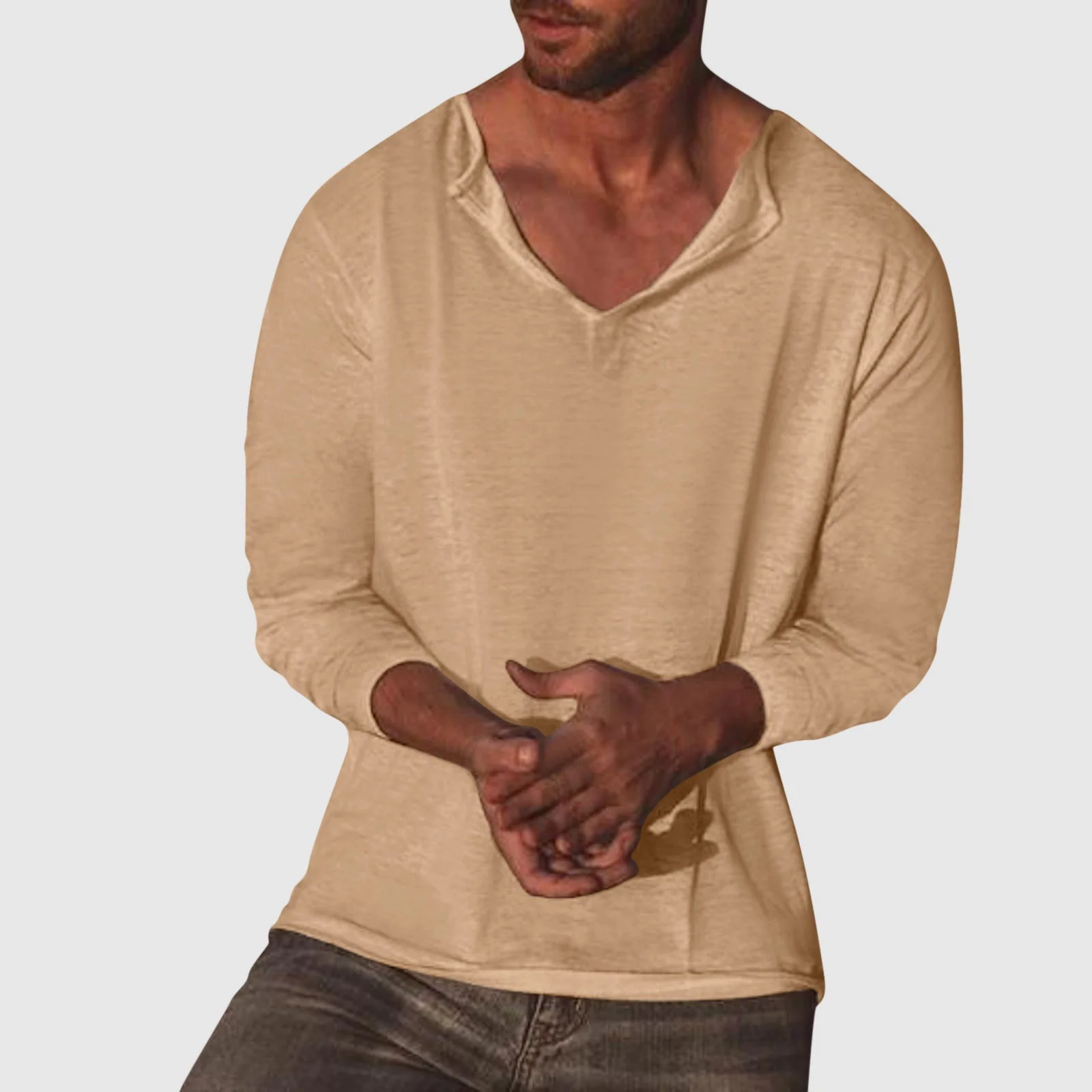 Lorenzo Vitali Essential V-Neck Shirt - Image 3