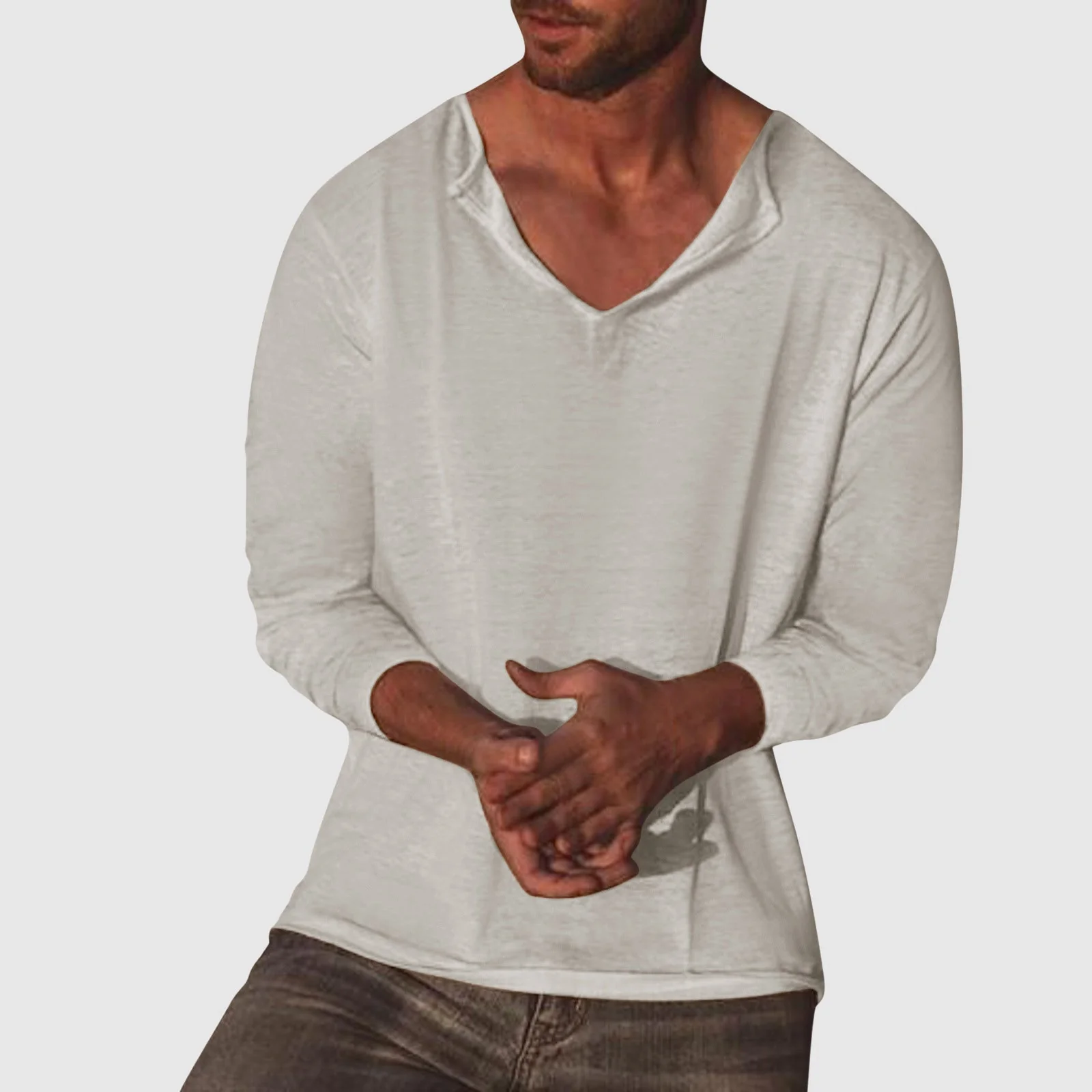 Lorenzo Vitali Essential V-Neck Shirt - Image 4