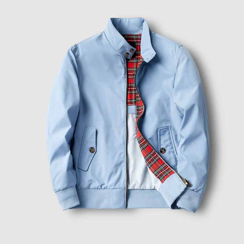 Lorenzo Vitali Harrington Jacket with Plaid Lining - Image 3