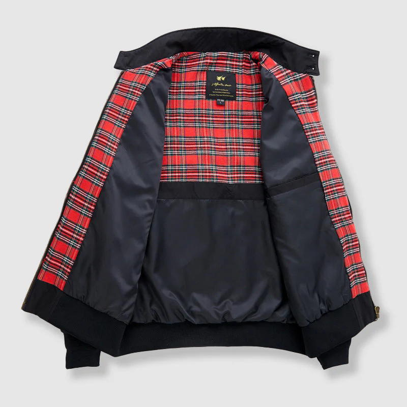 Lorenzo Vitali Harrington Jacket with Plaid Lining - Image 4
