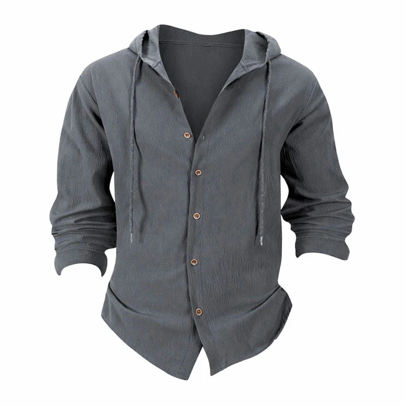 Lorenzo Vitali Hooded Long Sleeve Shirt