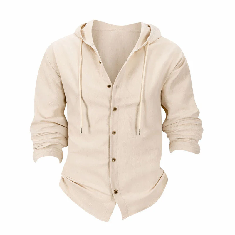 Lorenzo Vitali Hooded Long Sleeve Shirt - Image 2