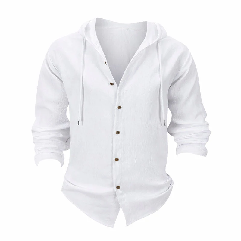 Lorenzo Vitali Hooded Long Sleeve Shirt - Image 4