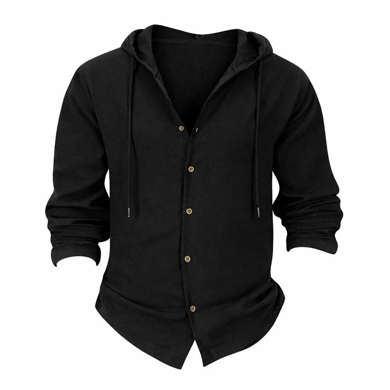 Lorenzo Vitali Hooded Long Sleeve Shirt - Image 5
