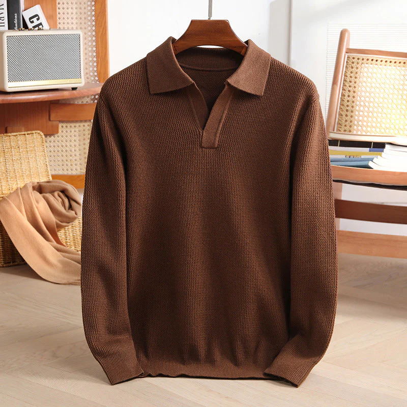 Lorenzo Vitali Knit Polo Sweater - Image 8