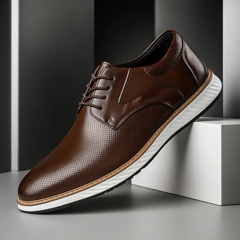 Lorenzo Vitali Lace-Up Shoes with Perforated Finish - Image 2