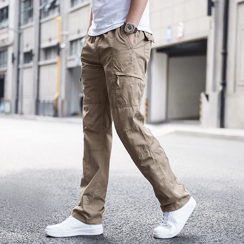 Lorenzo Vitali Lightweight Cotton Cargo Pants - Image 2