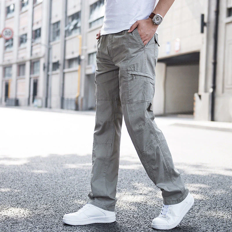 Lorenzo Vitali Lightweight Cotton Cargo Pants - Image 3