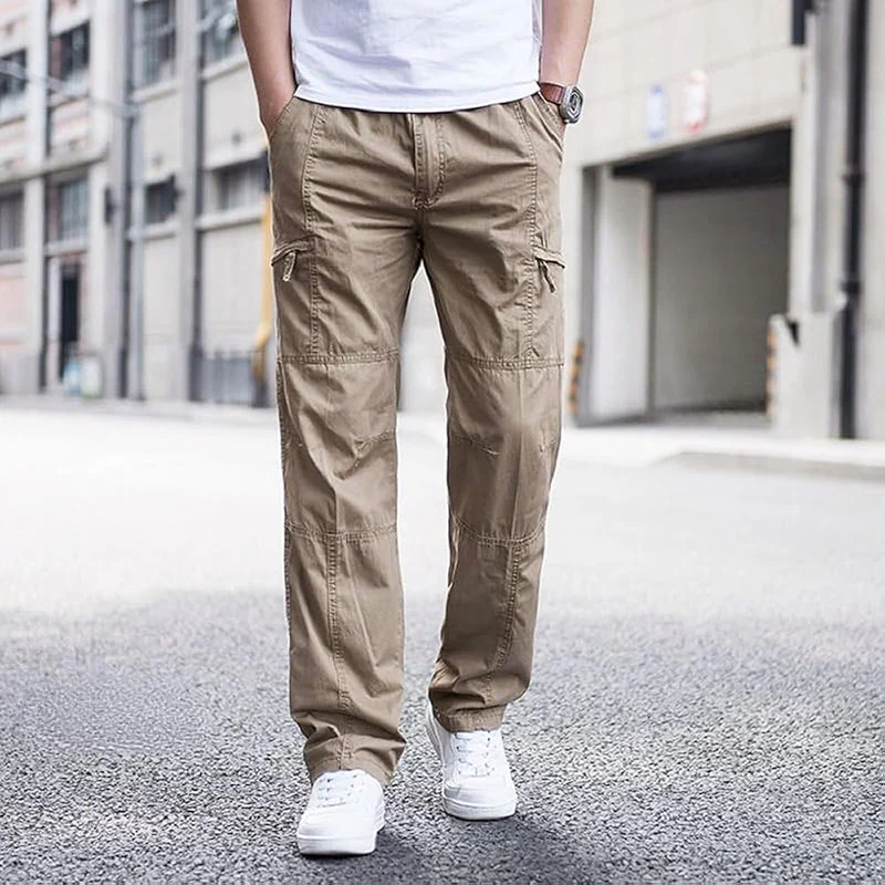 Lorenzo Vitali Lightweight Cotton Cargo Pants - Image 6