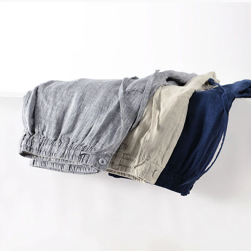 Lorenzo Vitali Lusso Linen Shorts - Image 9