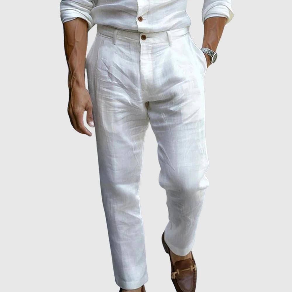 Lorenzo Vitali Luxe Linen Pants - Image 4