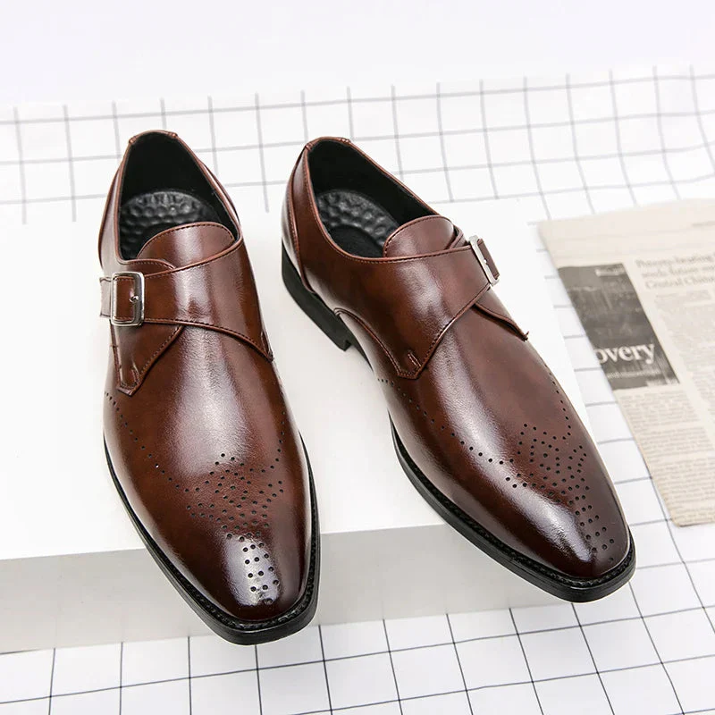 Lorenzo Vitali Monk Strap Dress Shoes - Image 3