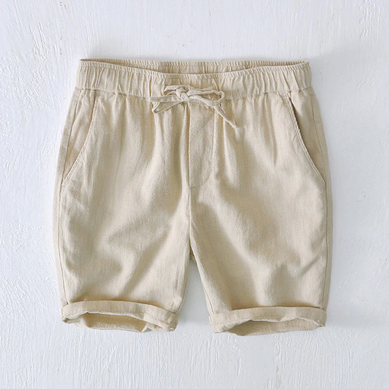 Lorenzo Vitali Ocean Breeze Linen Shorts - Image 2