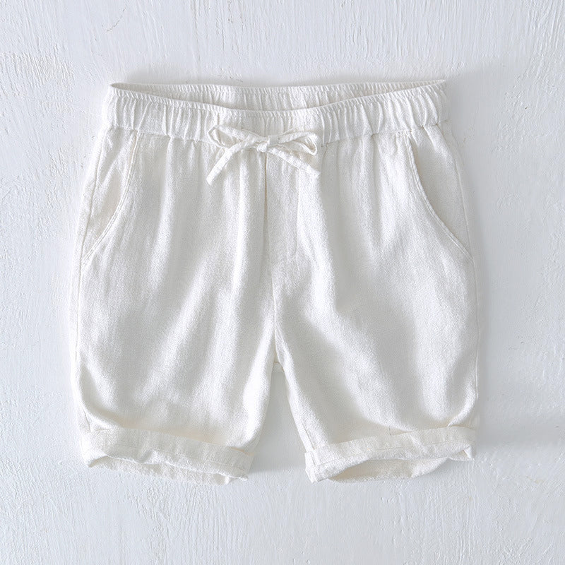 Lorenzo Vitali Ocean Breeze Linen Shorts - Image 3