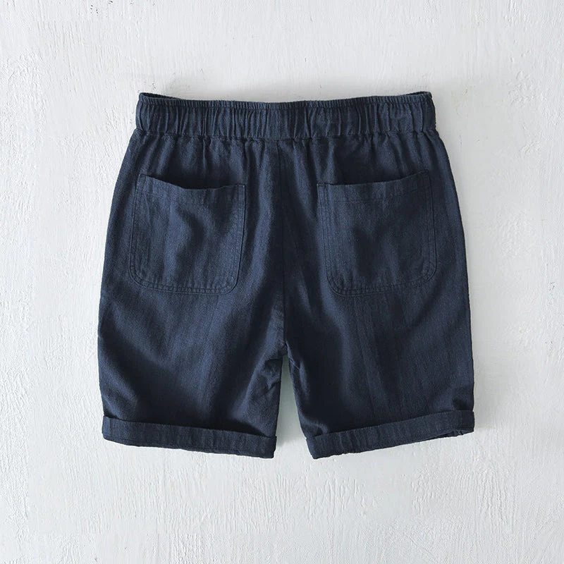 Lorenzo Vitali Ocean Breeze Linen Shorts - Image 6
