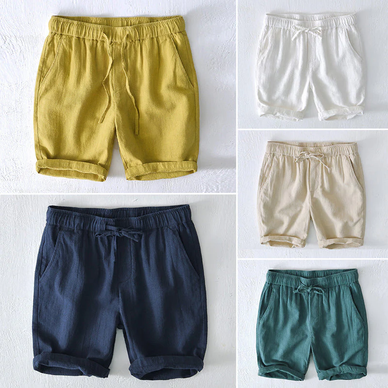 Lorenzo Vitali Ocean Breeze Linen Shorts - Image 8