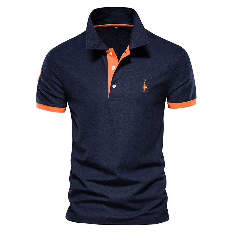 Lorenzo Vitali Polo Shirt with Contrast Detailing