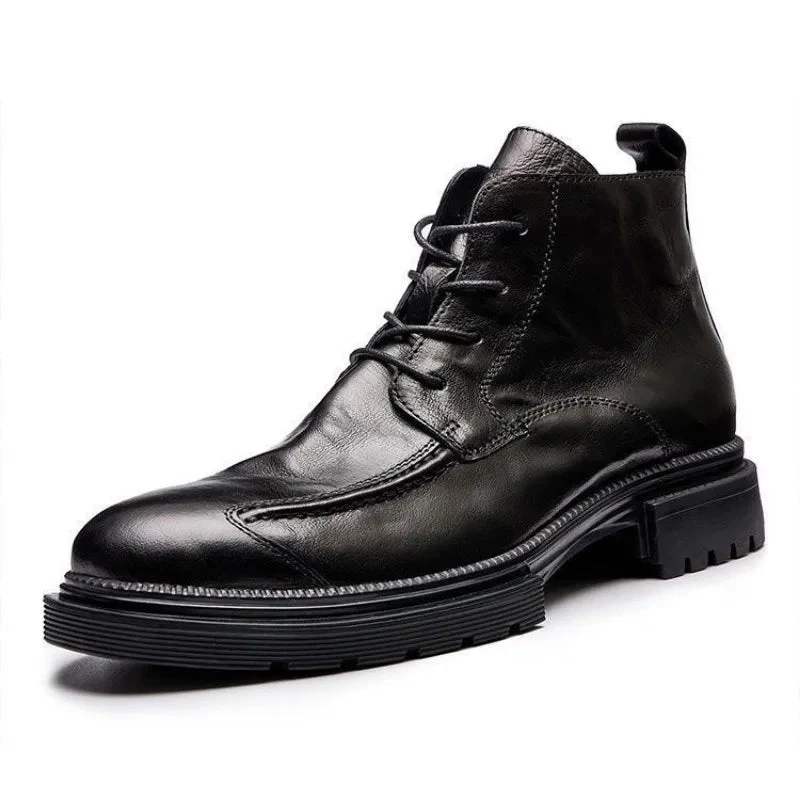 Lorenzo Vitali Retro Ankle Boots with Chunky Sole - Image 2