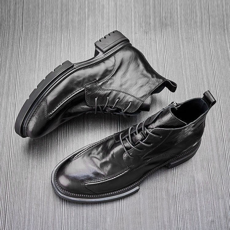 Lorenzo Vitali Retro Ankle Boots with Chunky Sole - Image 5