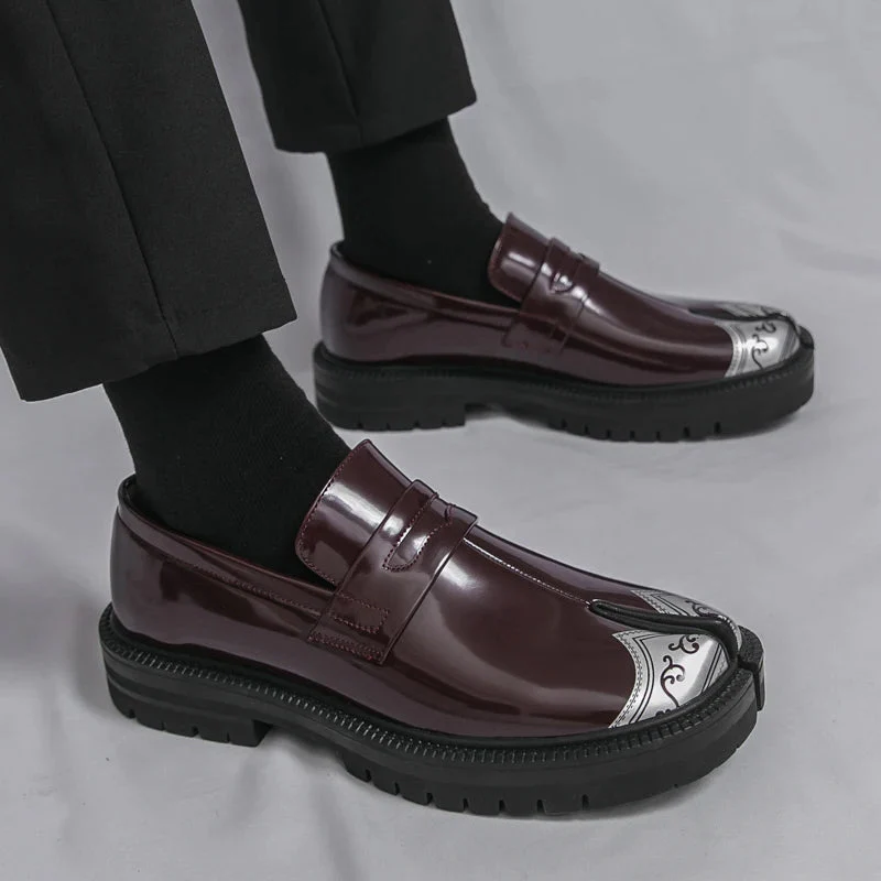 Lorenzo Vitali Split-Toe Loafers with Ornamental Detail - Image 6
