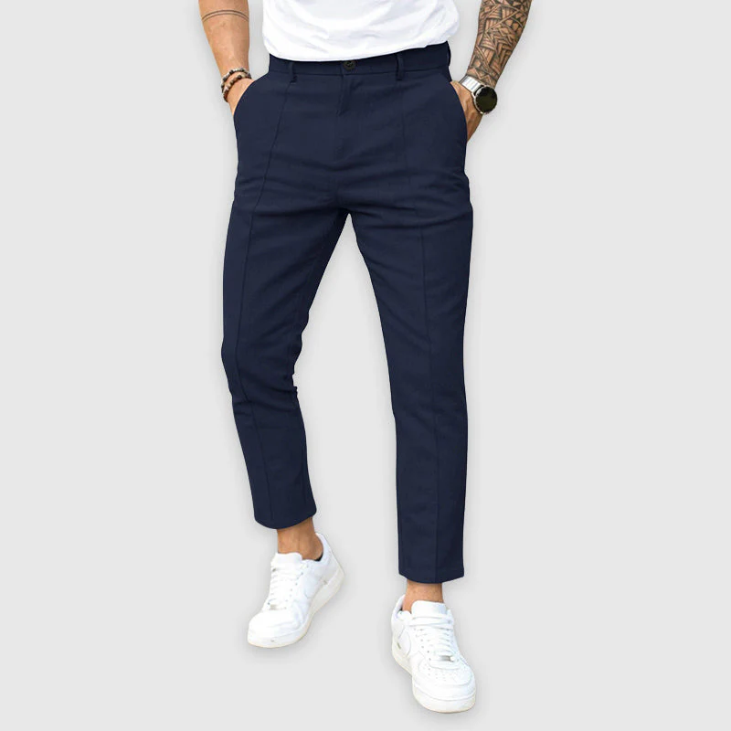 Lorenzo Vitali Tailored Pants with Straight Fit - Image 2