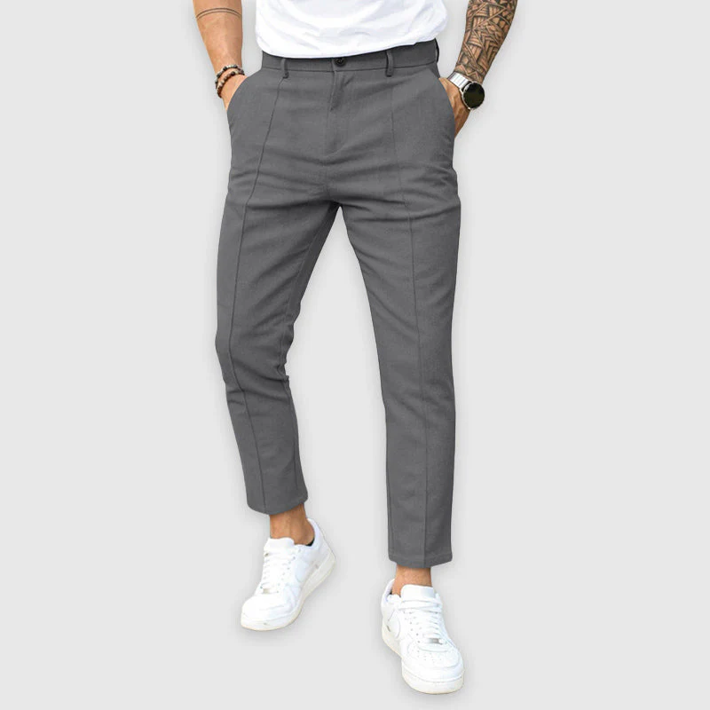 Lorenzo Vitali Tailored Pants with Straight Fit - Image 3