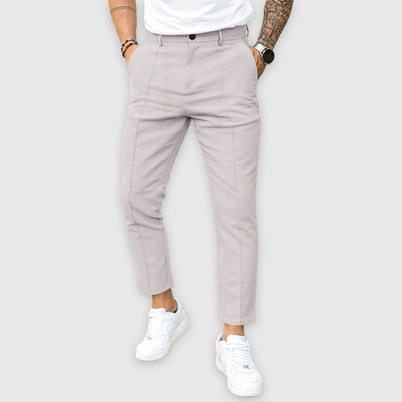 Lorenzo Vitali Tailored Pants with Straight Fit - Image 4