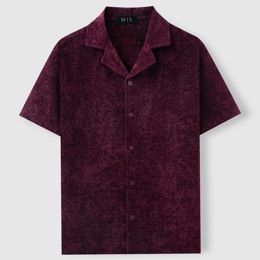 Lorenzo Vitali Velvet Retro Shirt - Image 4