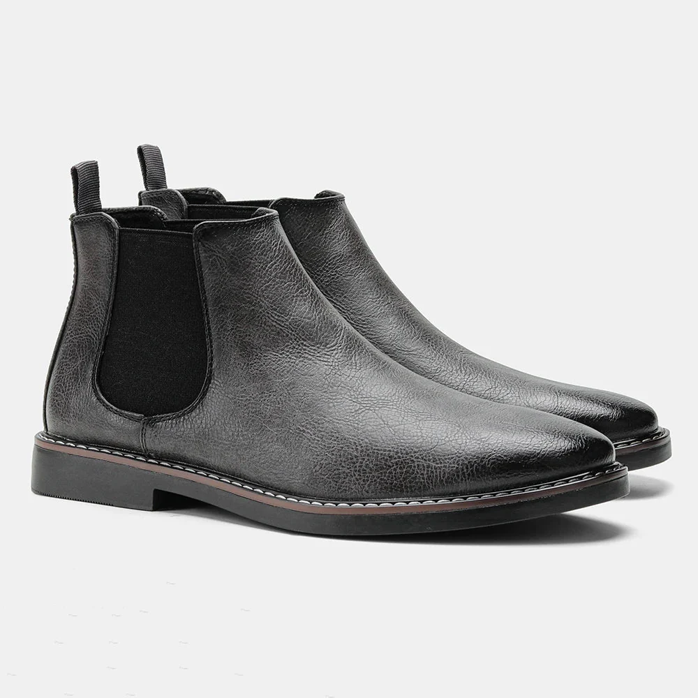 Marco Bianchi Earthtone Classic Chelsea Boots - Image 7