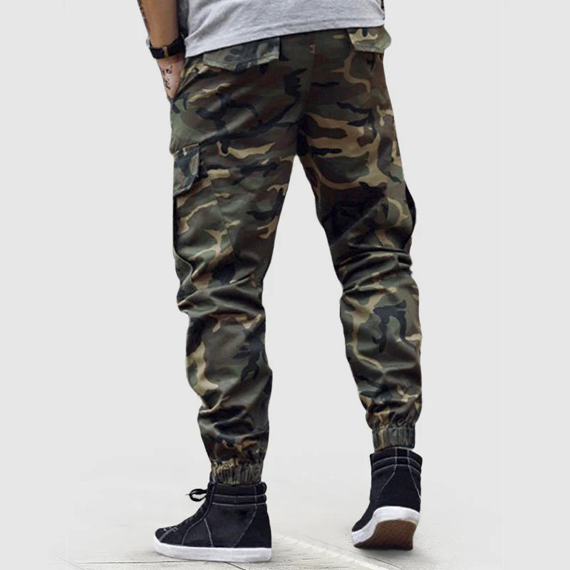 Men’s Cargo Joggers in Camouflage Print - Image 4