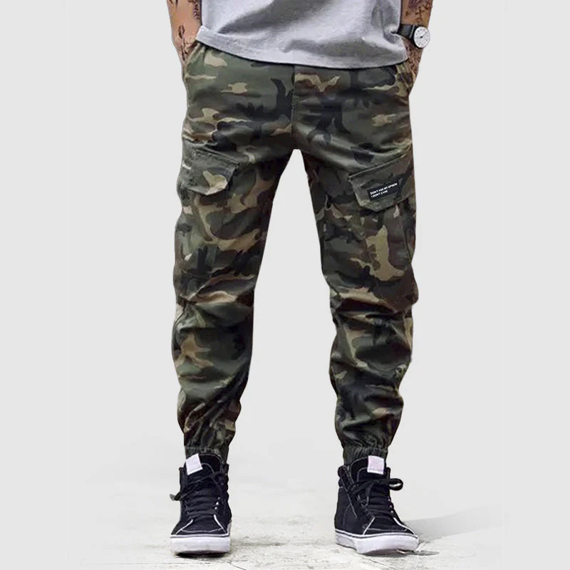 Men’s Cargo Joggers in Camouflage Print - Image 5