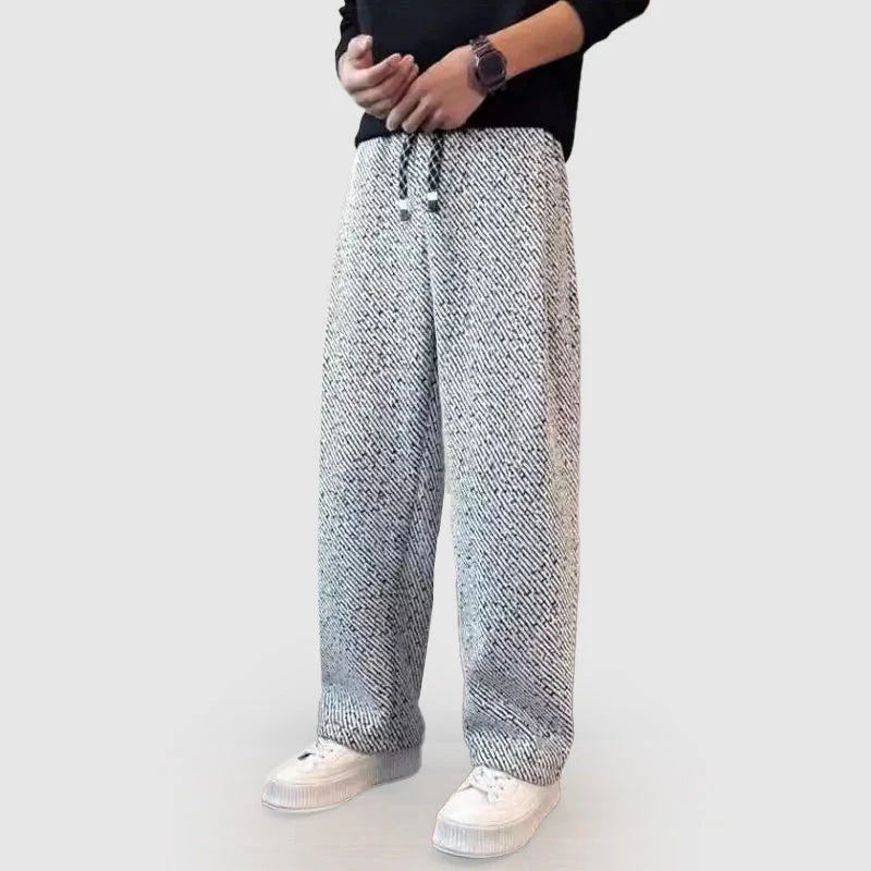 Men’s Casual Wide-Leg Drawstring Pants - Image 2