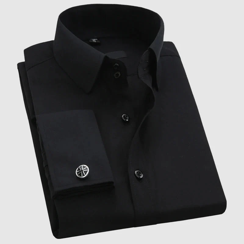 Men’s Dress Shirt with French Cuffs - Image 2