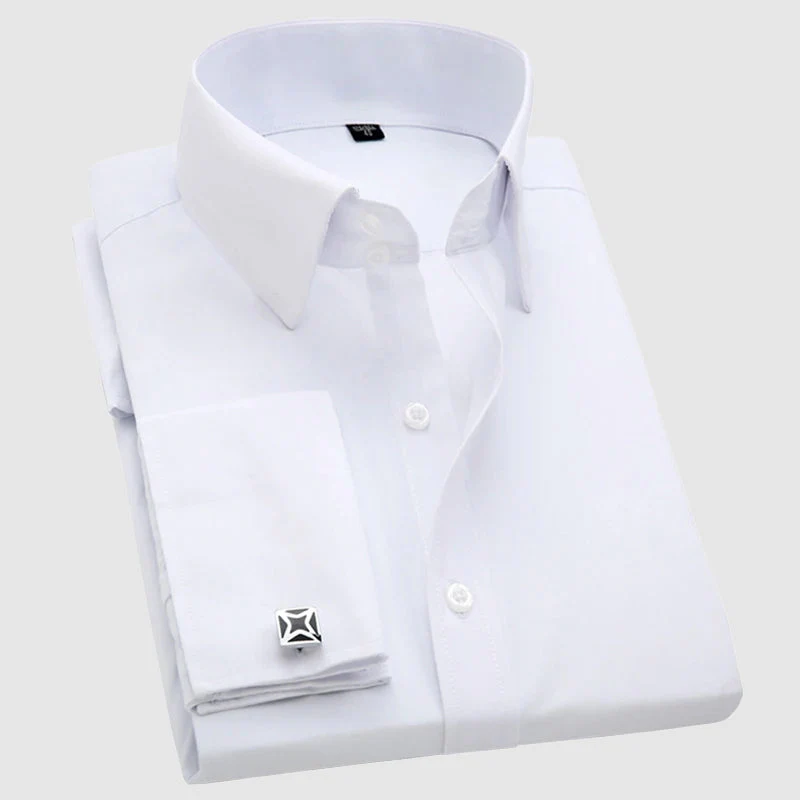 Men’s Dress Shirt with French Cuffs - Image 3