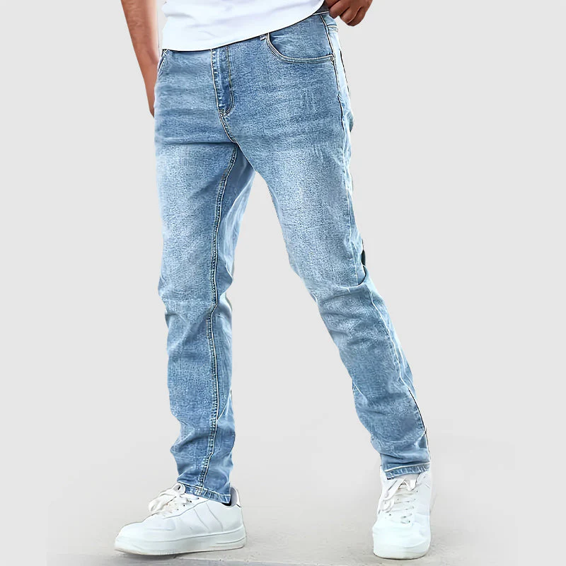 Men’s Straight-Leg Casual Jeans - Image 2