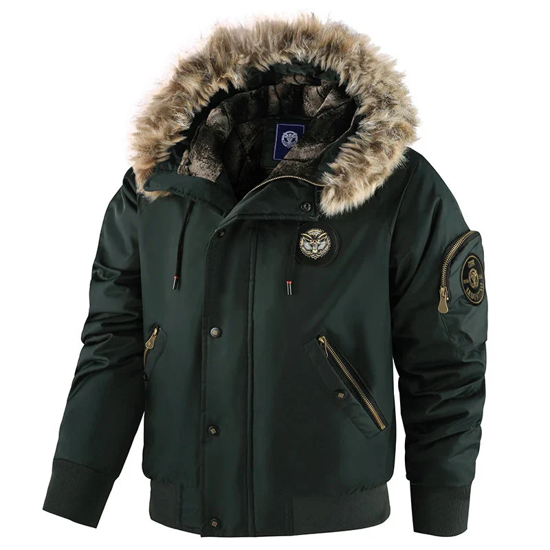 Thick Padded OutdoorPro Men’s Winter Jacket - Image 3