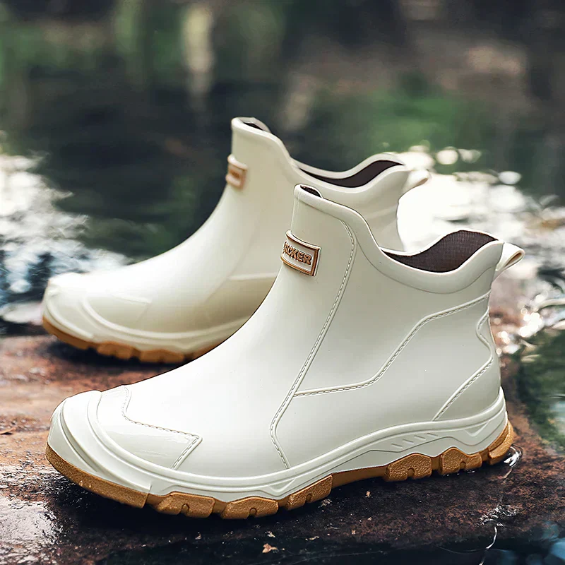Men’s Waterproof Rain Boots with Grip Sole - Image 3