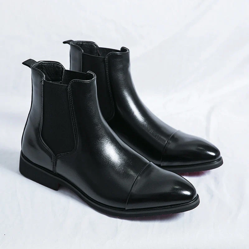 Orrin Signature Leather Chelsea Boots - Image 3