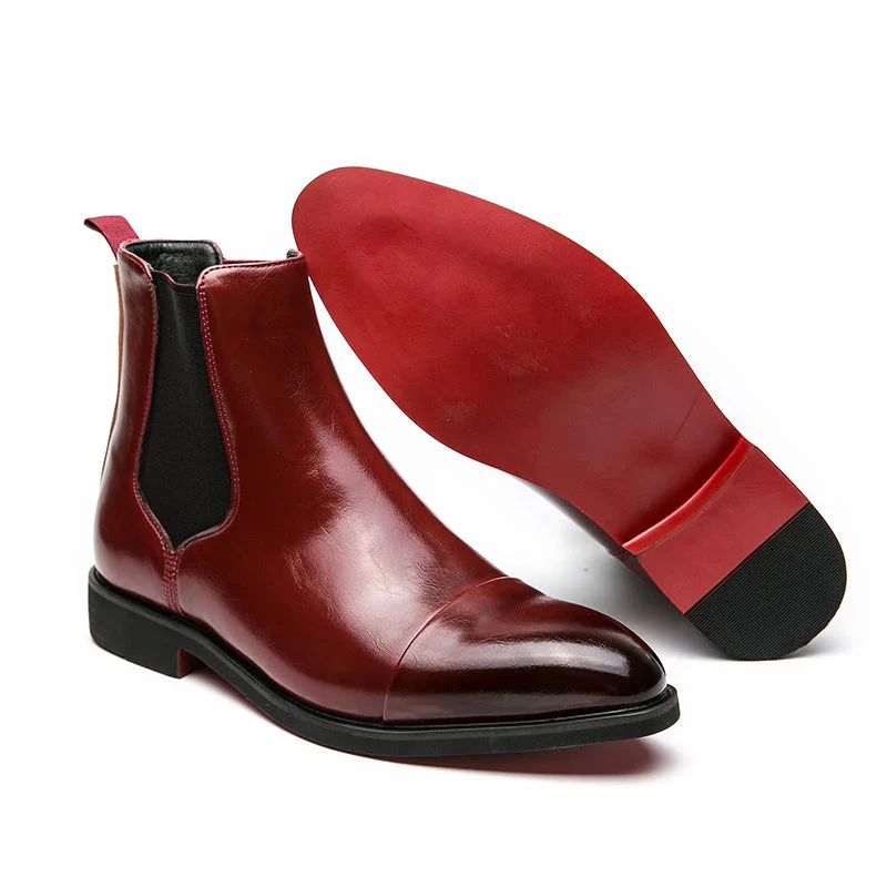 Orrin Signature Leather Chelsea Boots - Image 5
