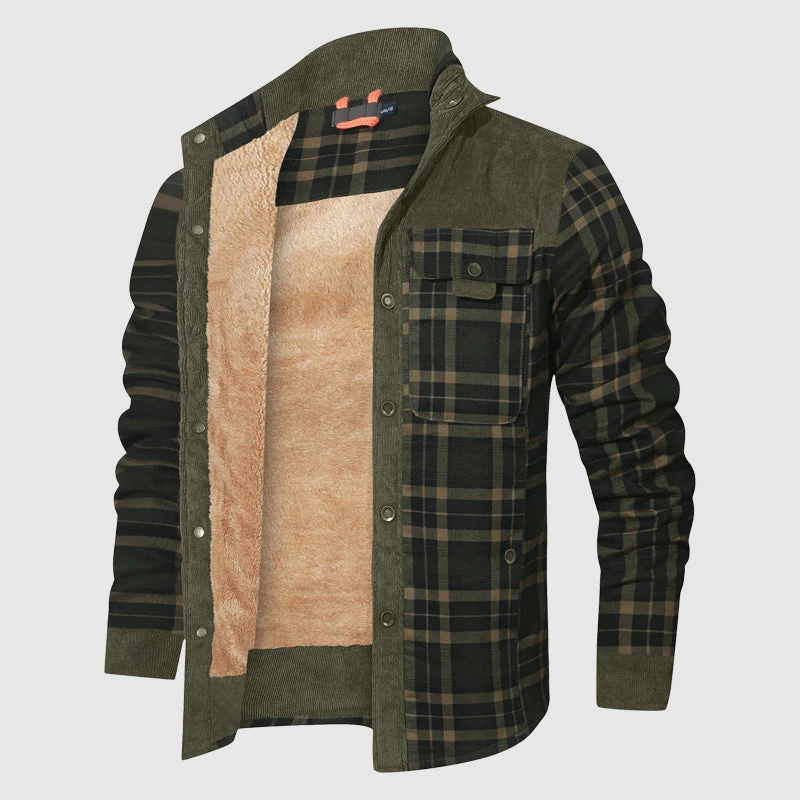 Northwind Plaid Sherpa Outdoor Jacket - Image 2