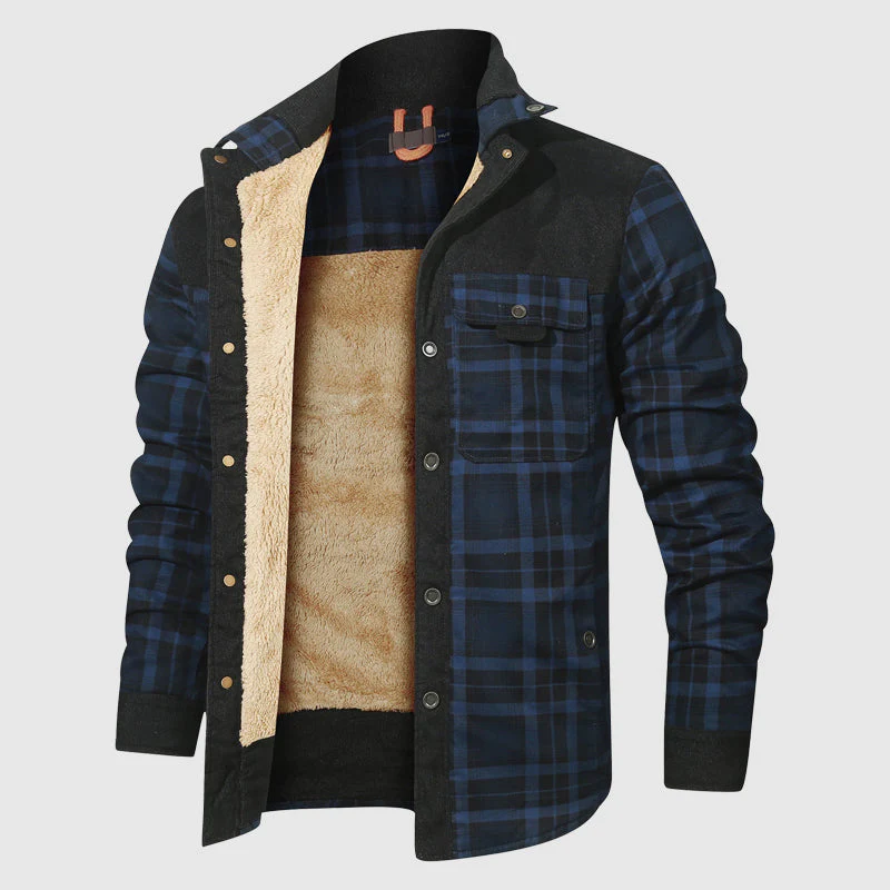 Northwind Plaid Sherpa Outdoor Jacket - Image 3