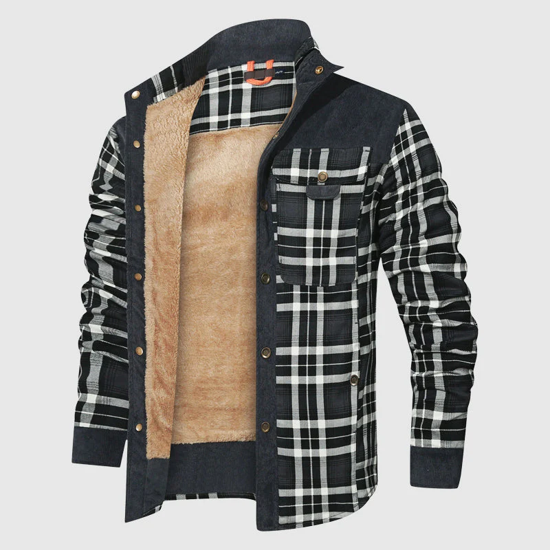 Northwind Plaid Sherpa Outdoor Jacket - Image 5