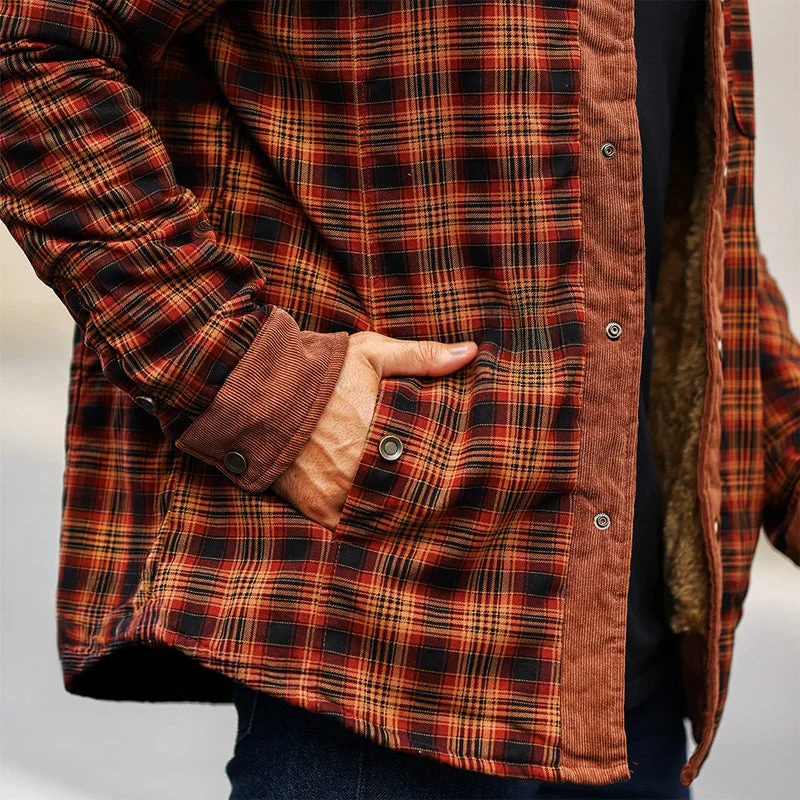 Northwind Plaid Sherpa Outdoor Jacket - Image 8
