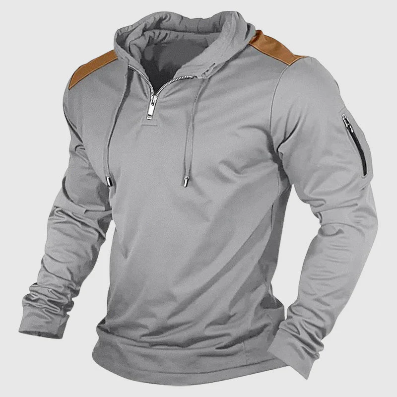 Outdoor Streetwear Zip-Up Men’s Casual Hoodie - Image 4